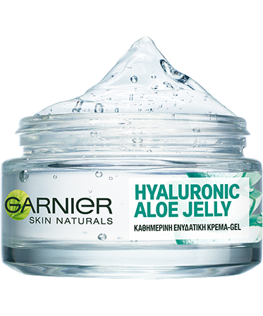 Hyaluronic Aloe jelly open jar