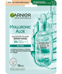 Υφασμάτινη Μάσκα Ενυδάτωσης Προσώπου με Αλόη & Υαλουρονικό Οξύ