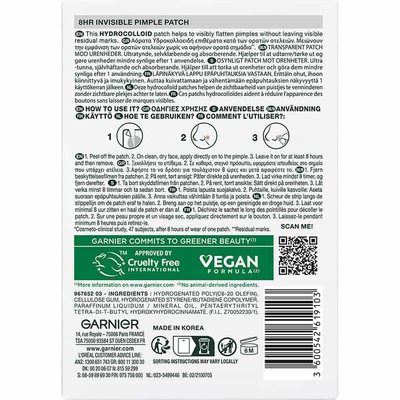 Αόρατα Pimple Patches για Σπυράκια - Προϊόν από Πίσω