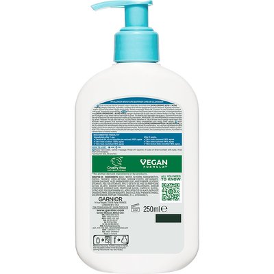 Hyaluron Barrier Protect Cream Cleanser συστατικα