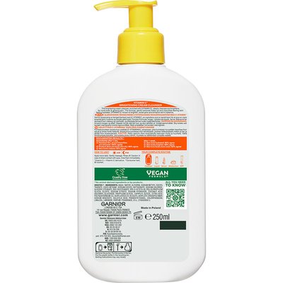 Vitamin C Brightening Cream Cleanser συστατικά