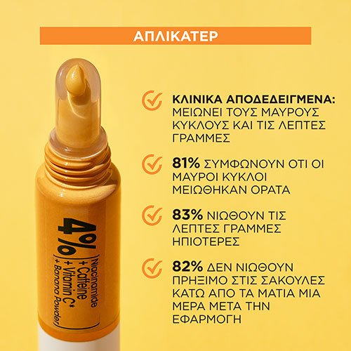 Κρέμα Ματιών με Βιταμίνη C Applicator