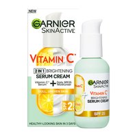 Κρέμα & Ορός Προσώπου 2 σε 1 SPF25 με Βιταμίνη C για Λάμψη