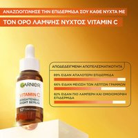 Vitamin C Ορός Νύχτας Προσώπου με Βιταμίνη C για Λάμψη