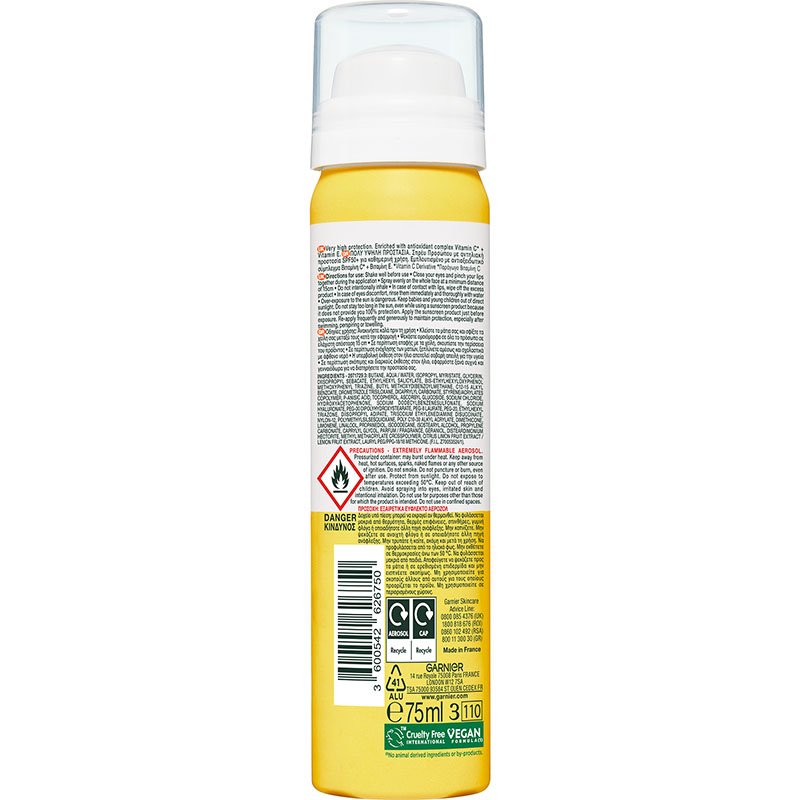 Vitamin C Over Make Up Mist Προσώπου - Προϊόν από Πίσω