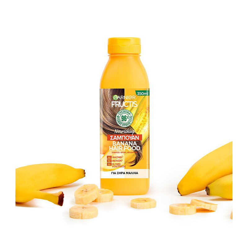 SHAMPOO HAIR FOOD BANANA