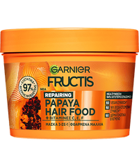 FRUCTIS HAIR FOOD Μάσκα για Φθαρμένα Μαλλιά 3 σε 1 με Παπάγια