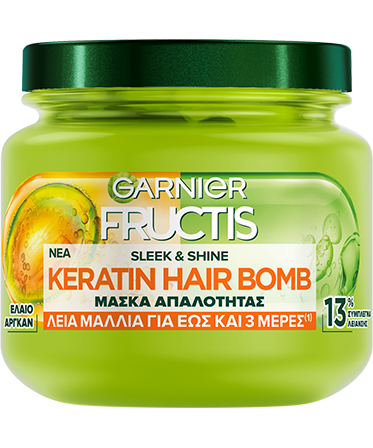 Keratin Hair Bomb Μάσκα για Λείανση Μαλλιών & Απαλότητα