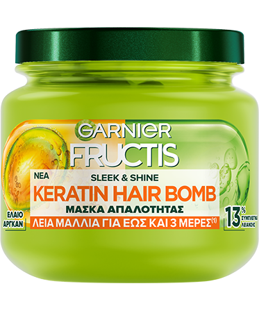 Keratin Hair Bomb Μάσκα για Λείανση Μαλλιών & Απαλότητα