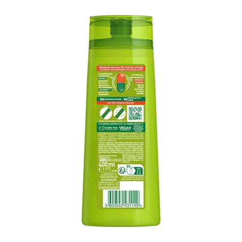 Vitamin & Strength Shampoo Back