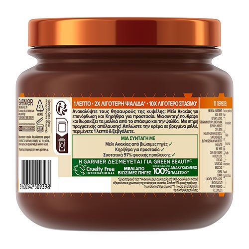 Μάσκα Επανόρθωσης Μαλλιών Honey Treasures