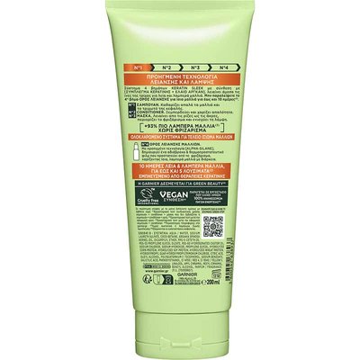 Keratin Sleek Σαμπουάν Λείανσης & Λάμψης Πίσω Πλευρά