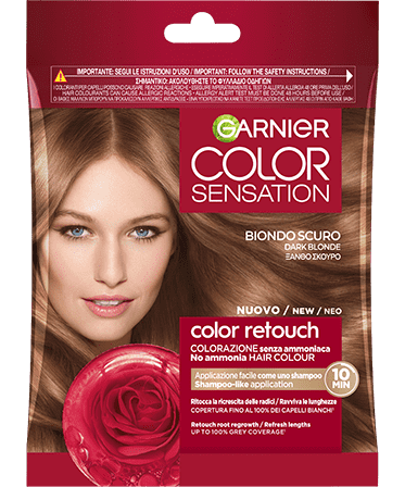 Color Shampoo Retouch για Κάλυψη Λευκών 6.0 Σκούρο Ξανθό