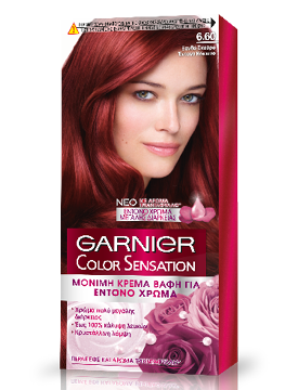 6.60 Ξανθό Σκούρο Έντονο Κόκκινο Color Sensation | Garnier