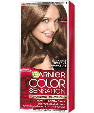 ΒΑΦΗ ΜΑΛΛΙΩΝ COLOR SENSATION 6.0 Ξανθό Σκούρο