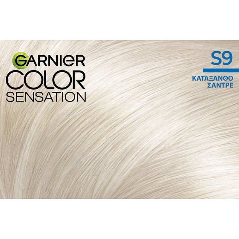 ΒΑΦΗ ΜΑΛΛΙΩΝ COLOR SENSATION S9 Κατάξανθο Σαντρέ