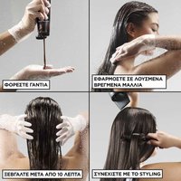 Olia Gloss Μάσκα Μαλλιών με Χρώμα Βαθύ Καστανό οδηγίες χρήσης