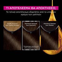 Olia 4.0 Καστανό Βαφή Μαλλιών Χωρίς Αμμωνία Αποτελέσματα