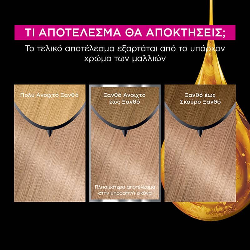 Olia 9G Ξανθό Πολύ Ανοιχτό Σαντρέ Βαφή Μαλλιών Χωρίς Αμμωνία Αποτελέσματα