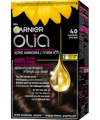 Olia 4.0 Καστανό Βαφή Μαλλιών Χωρίς Αμμωνία