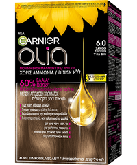 Olia 6.0 Ξανθό Σκούρο Βαφή Μαλλιών Χωρίς Αμμωνία