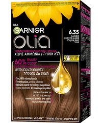 Olia 6.35 Ξανθό Σκούρο Καφέ Βαφή Μαλλιών Χωρίς Αμμωνία