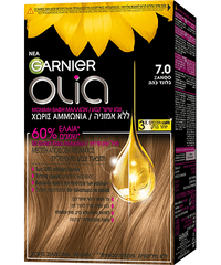 Olia 7.0 Ξανθό Βαφή Μαλλιών Χωρίς Αμμωνία