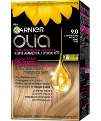 Olia 9.0 Ξανθό Πολύ Ανοιχτό Βαφή Μαλλιών Χωρίς Αμμωνία