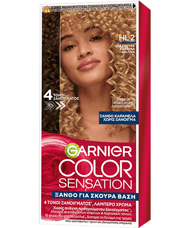 Color Sensation HL2 Ξανθό Καραμέλα Μόνιμη Βαφή Μαλλιών