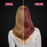 Βαφή Μαλλιών Χωρίς Αμμωνία Olia 7.25 Ξανθό Ιριζέ Ακαζού Πριν & Μετά