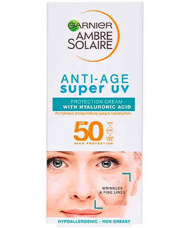Αντηλιακή Αντιρυτιδική Κρέμα Προσώπου SPF50+ | Garnier