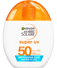 Αόρατο Αντηλιακό Προσώπου με Υαλουρονικό Water Fluid SPF50