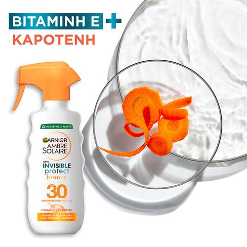 Spray Trigger Αντηλιακής Προστασίας Bronze με SPF30