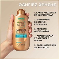 Αυτομαυριστικό Γαλάκτωμα Σώματος Natural Bronzer Οδηγίες Χρήσης