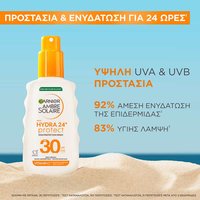 Ambre Solaire Classics Αντηλιακό Γαλάκτωμα Hydra24 με SPF30 για Προστασία και Ενυδάτωση