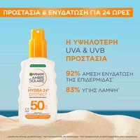 Αντηλιακό Spray Σώματος Hydra24 για Υψηλή Αντηλιακή Προστασία SPF50 - Ενυδάτωση