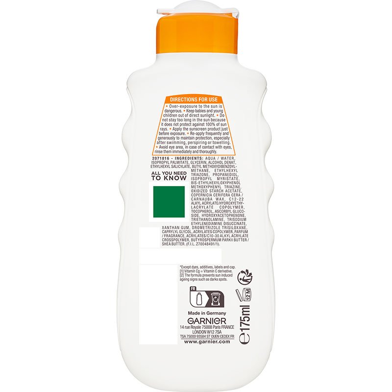 Ambre Solaire Classics Γαλάκτωμα Αντηλιακής Προστασίας με SPF 30 Προϊόν από Πίσω
