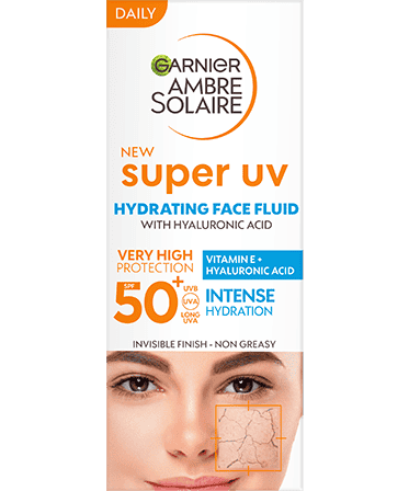 Super UV Αντηλιακή Κρέμα Προσώπου SPF50+ με Υαλουρονικό Οξύ
