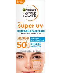 Super UV Αντηλιακή Κρέμα Προσώπου SPF50+ με Υαλουρονικό Οξύ
