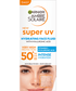 Super UV Αντηλιακή Κρέμα Προσώπου SPF50+ με Υαλουρονικό Οξύ