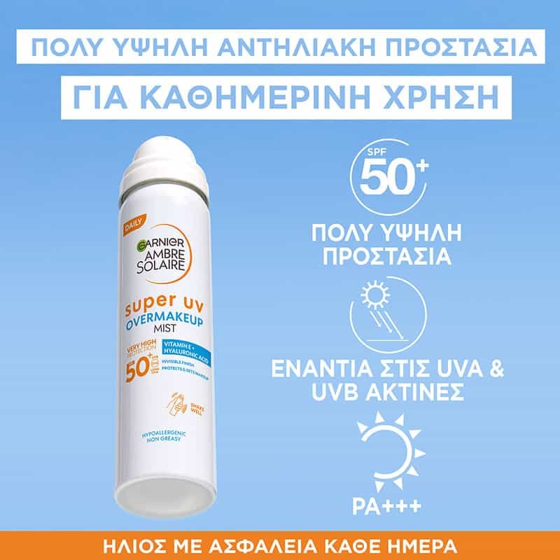 Sensitive Advanced Αντηλιακό Mist Προσώπου για Καθημερινή Χρήση
